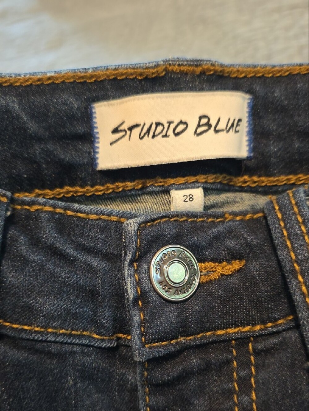 Studio Blue Dark Indigo Skinny Jeans - Women - Picture 2 of 4